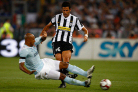 Tackling Fabio Grosso in Lazio / Juve in 2009